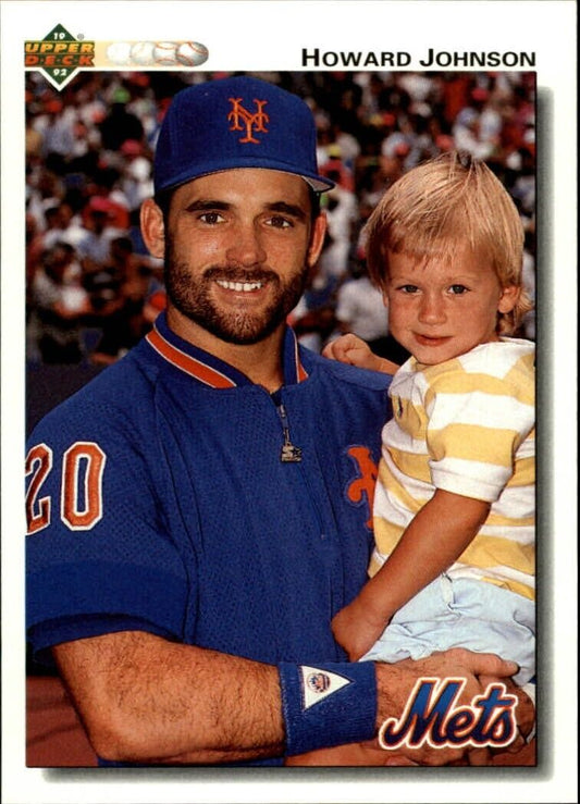 Howard Johnson 1992 Upper Deck MLB #256 Baseball Card New York Mets