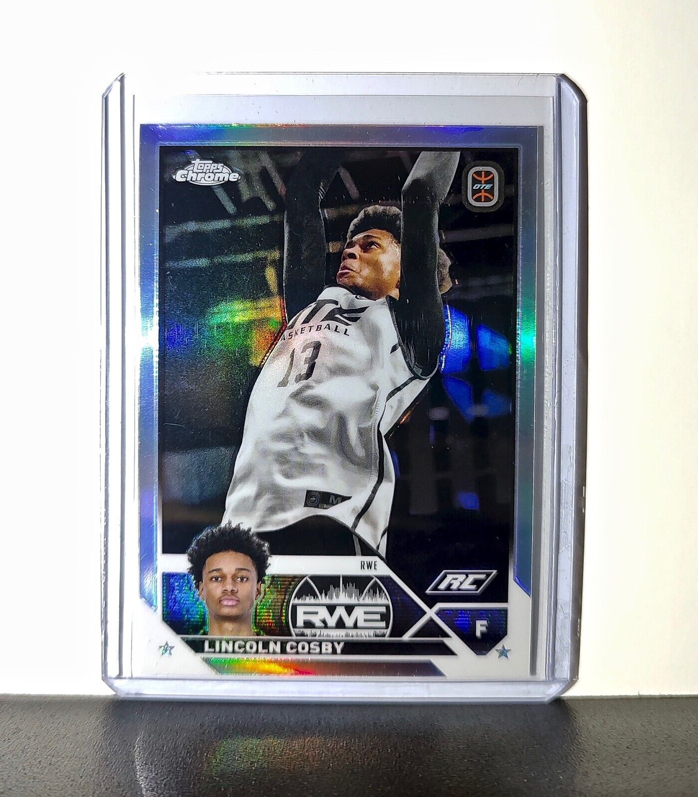 Lincoln Cosby Rookie Card Refractor 2023-24 Topps Chrome Overtime #59 RWE