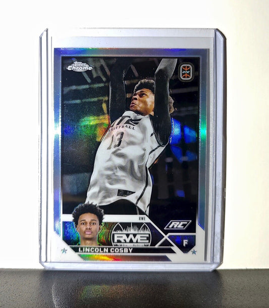 Lincoln Cosby Rookie Card Refractor 2023-24 Topps Chrome Overtime #59 RWE