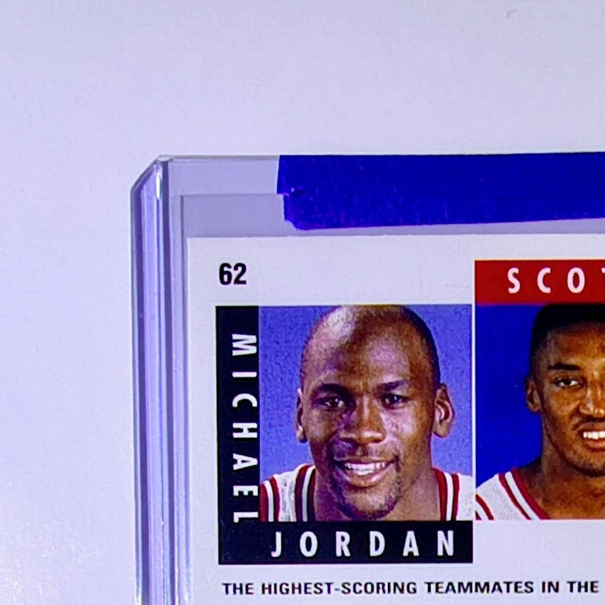Michael Jordan Scottie Pippen 1992-93 Upper Deck Scoring Threats 62 Card Bulls