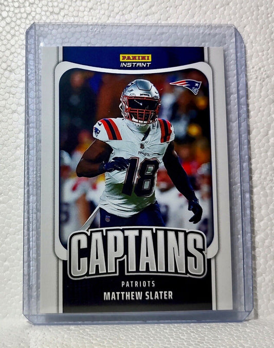 Matthew Slater 2023 Panini NFL Captain #22 Football Card Patriots 1/331