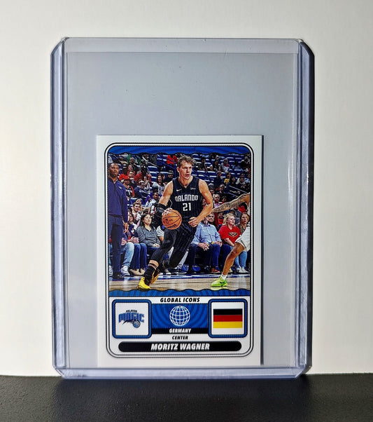 Moritz Wagner Global Icons 2024-25 Panini NBA #72 Sticker Card Orlando Magic