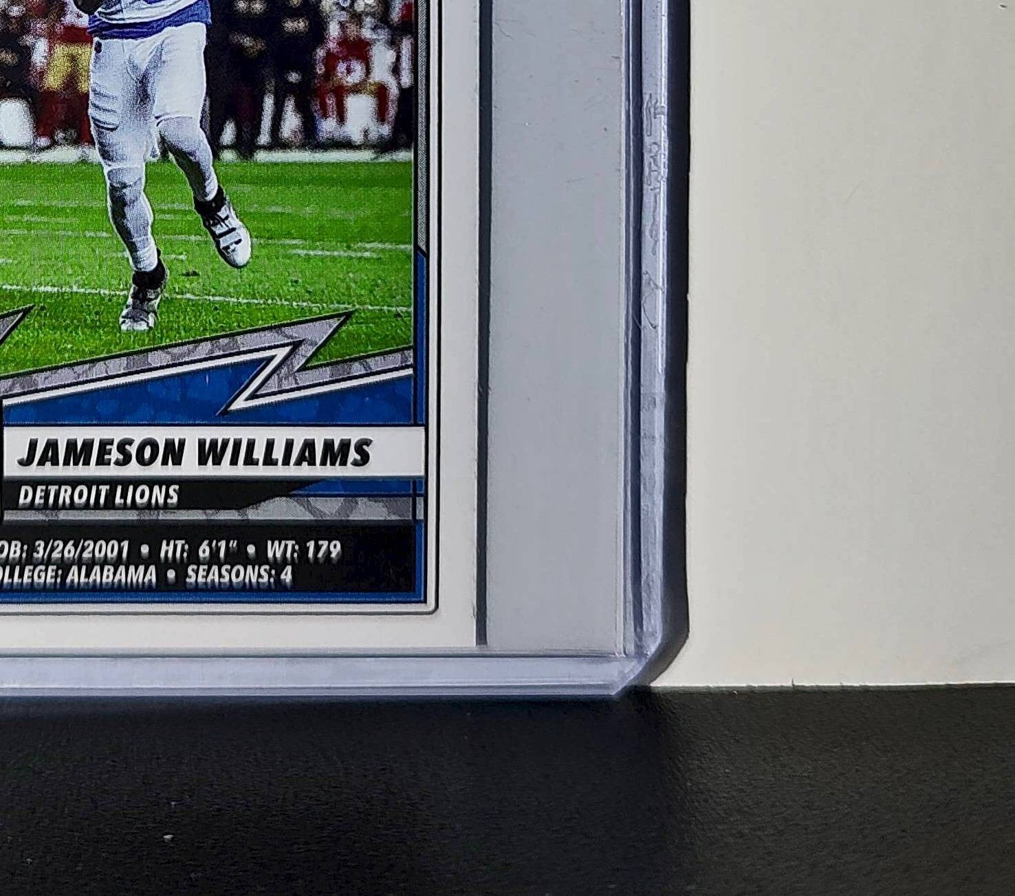 Jameson Williams 2025 Panini NFL #381 Sticker Detroit Lions