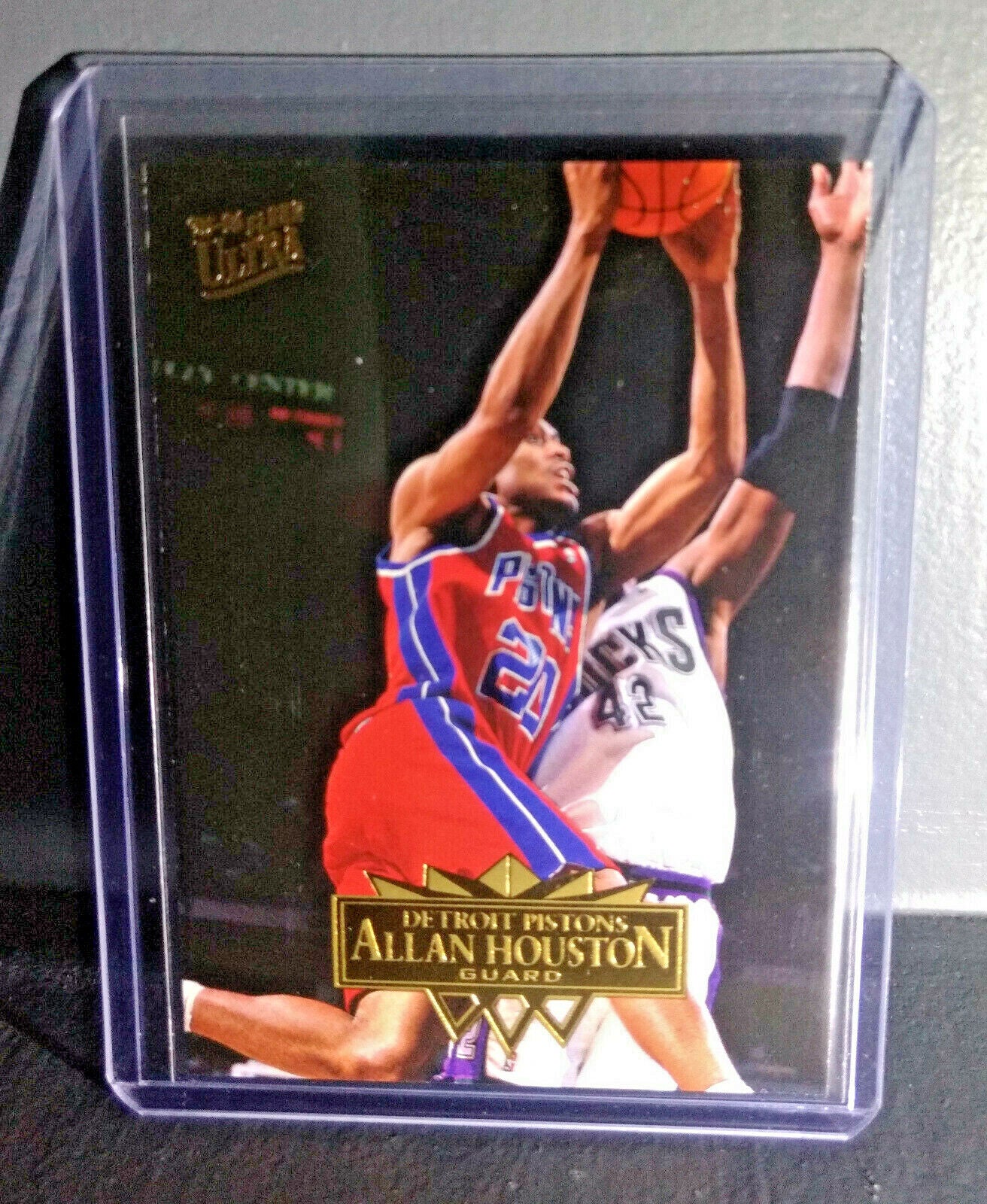 1995-96 Allan Houston Fleer Ultra #53 Basketball Card