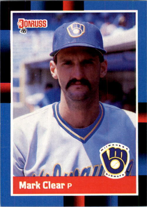 1988 Mark Clear Donruss Baseball Card #372