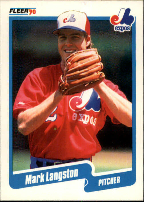 1990 Mark Langston Fleer Baseball Card #352