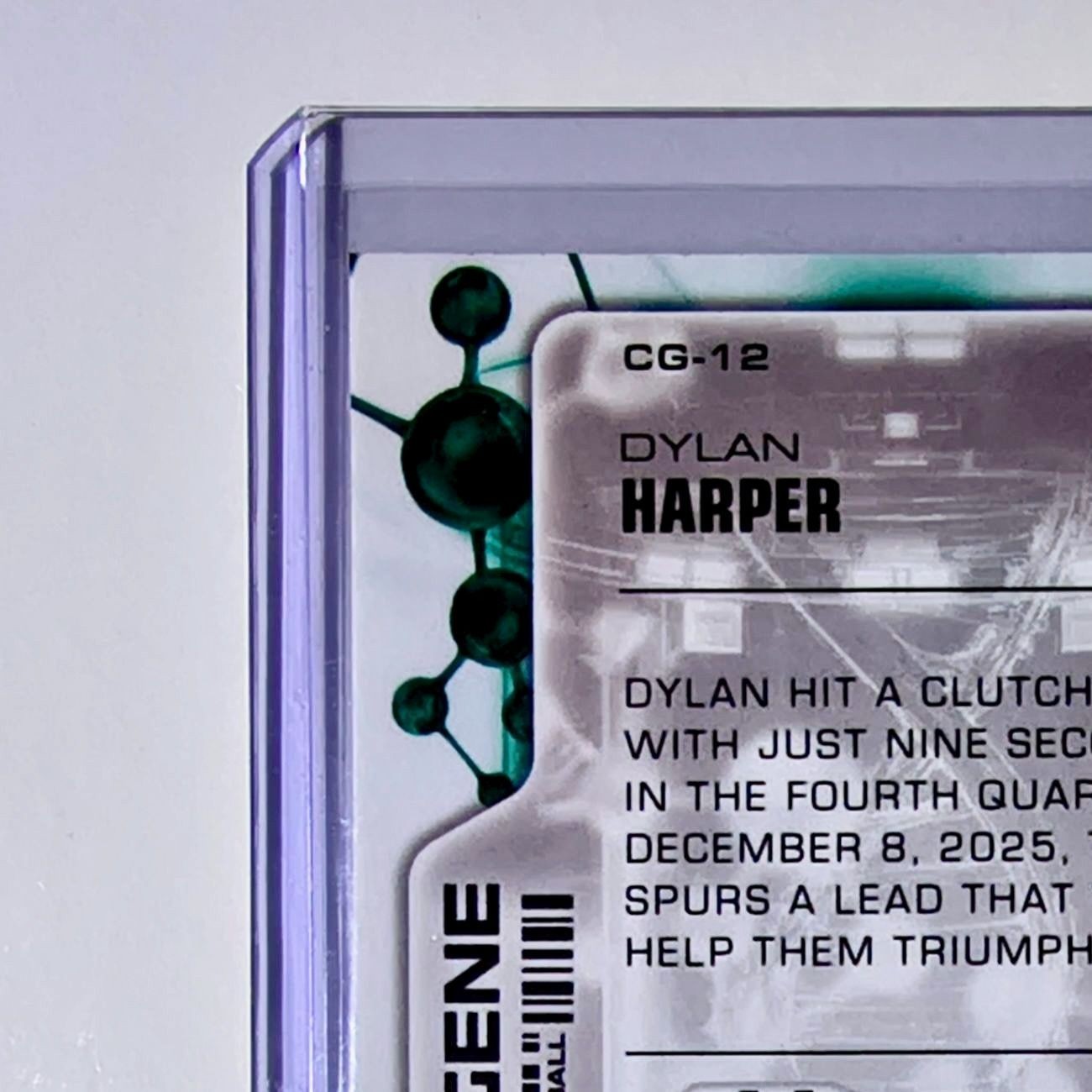 Dylan Harper Rookie 2025-26 NBA Topps Chrome Update Clutch Gene #CG-12 Card