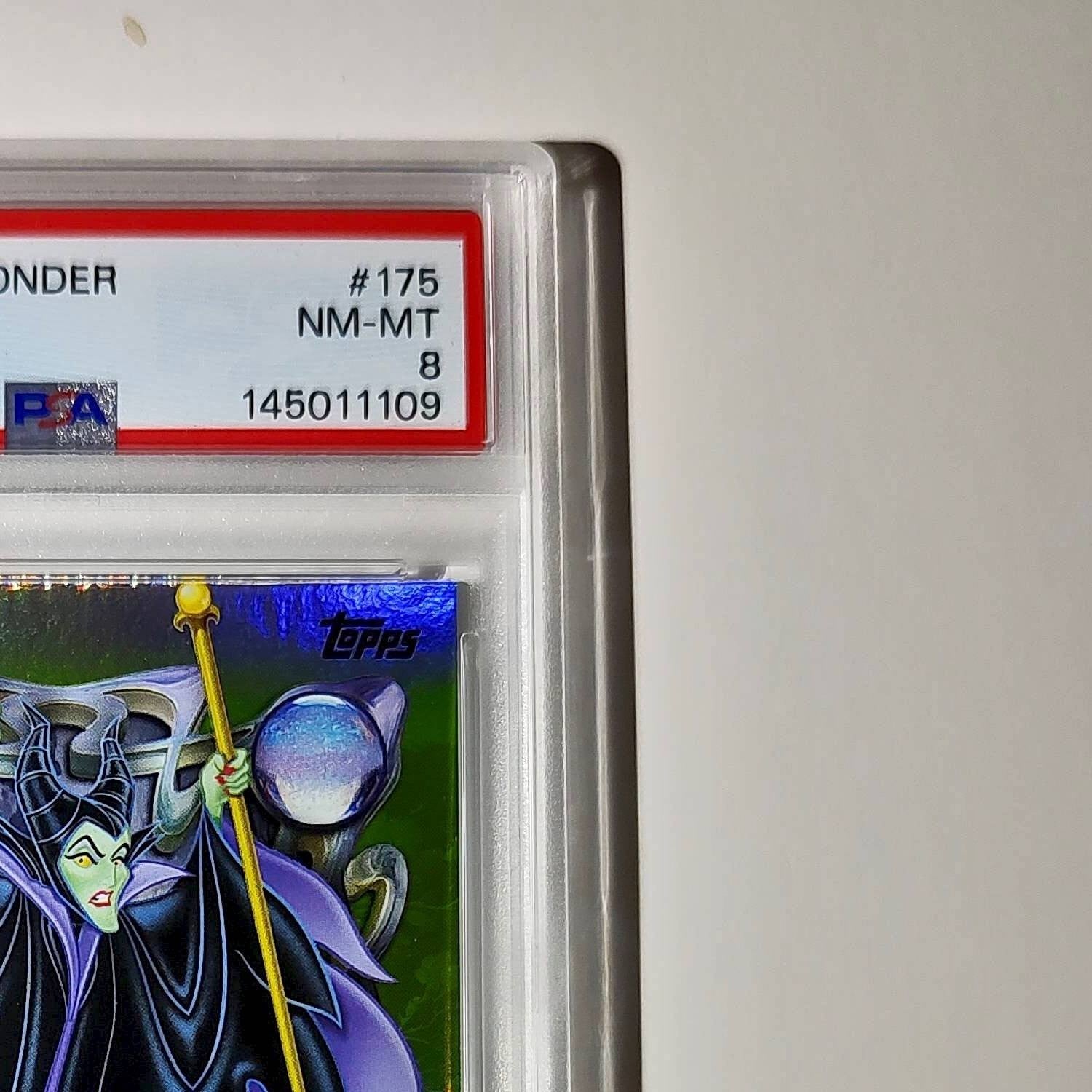 Maleficent 2025 Topps Disney Wonder #175 Card Sleeping Beauty PSA 8 NM-MT