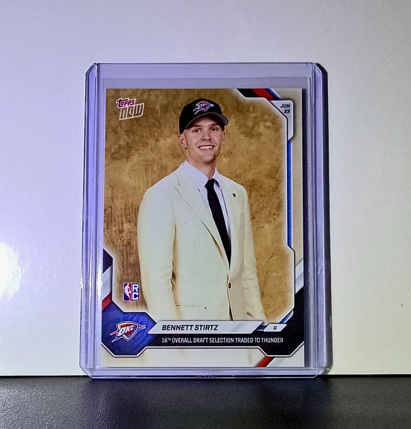 Bennett Stirtz Rookie 2026-27 Topps NBA Draft #BSTI Card OC Thunder