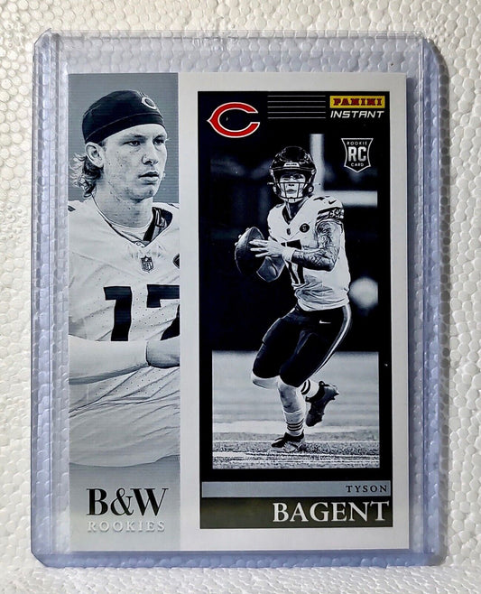 Tyson Bagent 2023 Panini NFL #7 Black & White Rookies Card Chicago Bears 1/216