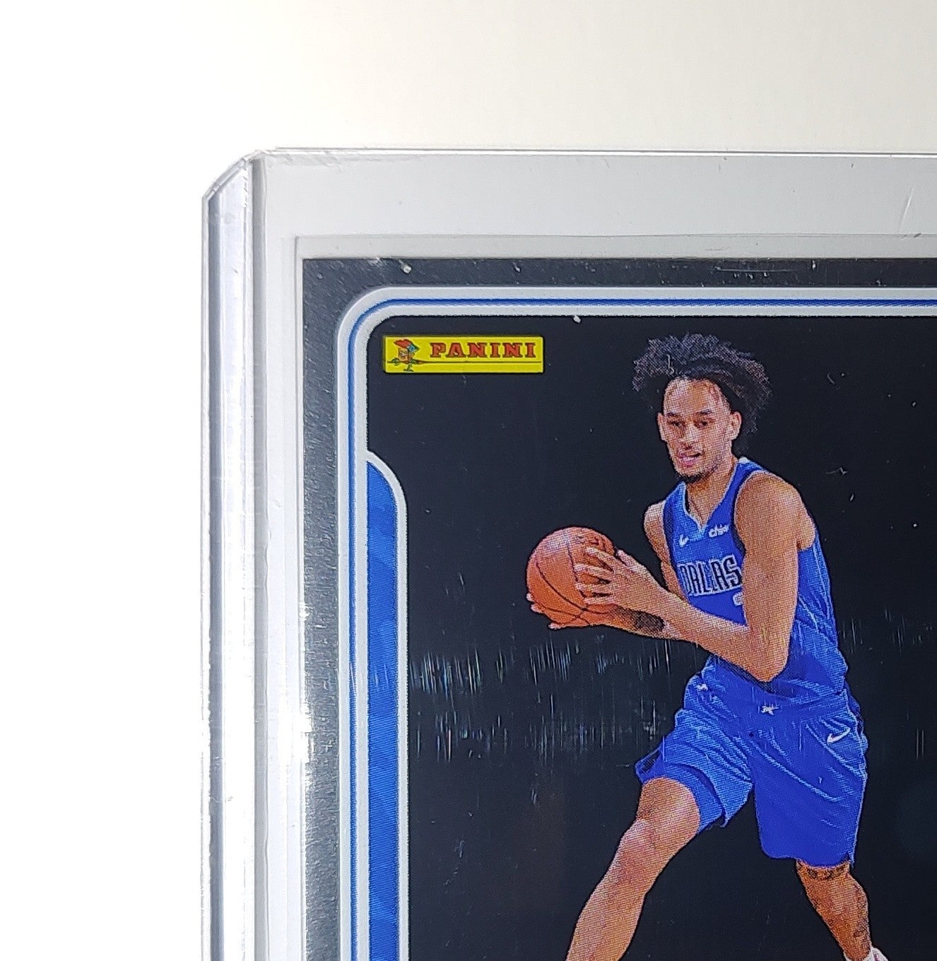Dereck Lively II Rookie 2023-24 Panini NBA Sticker Foil Card 81 Dallas Mavericks