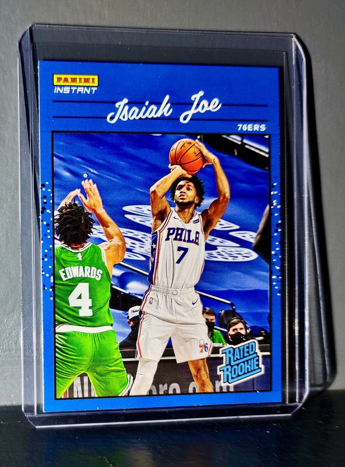 Isaiah Joe 2020-2021 Panini NBA Instant #38 Rated Rookie Retro Card 1/3558