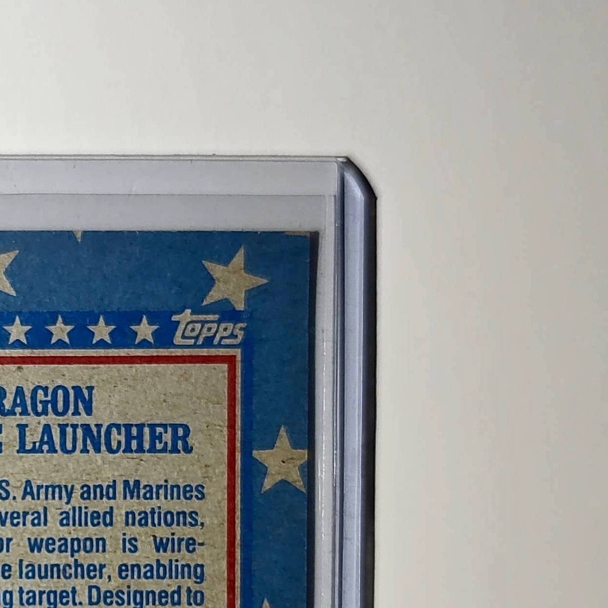 Dragon Missile Launcher 1991 Topps Desert Storm #105 Card