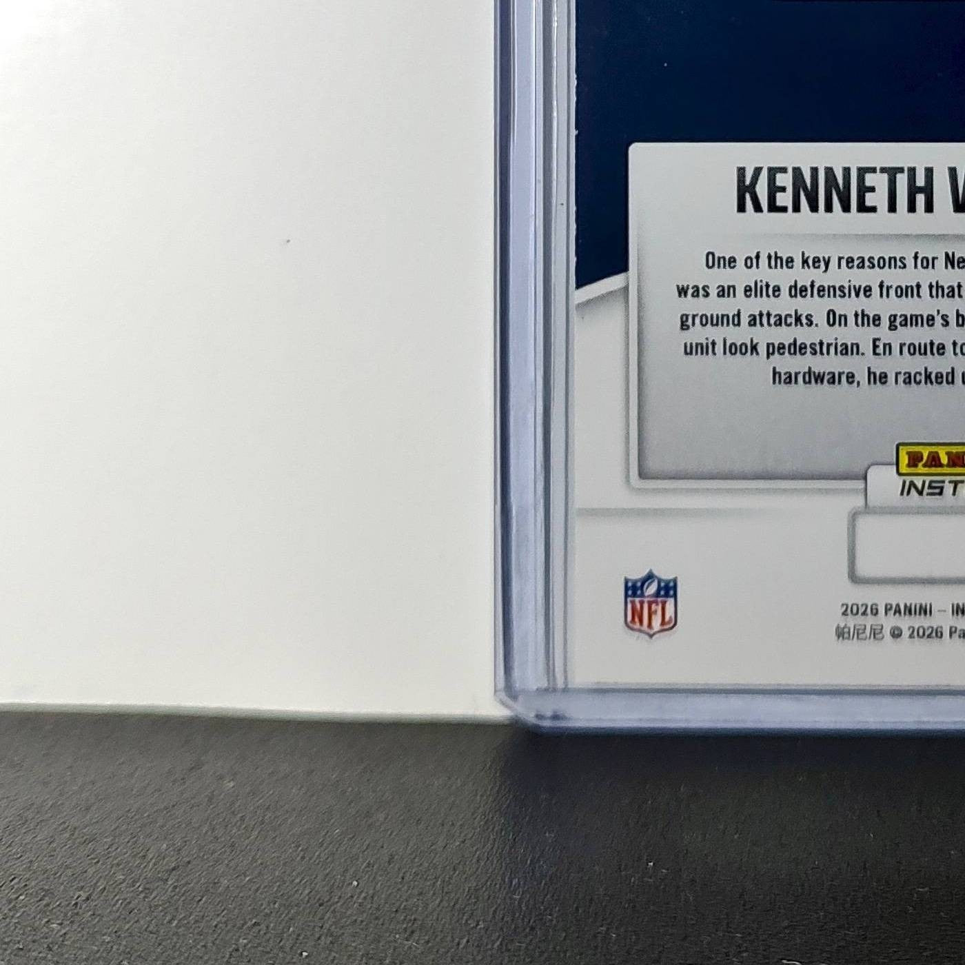Kenneth Walker III 2026 Panini NFL Super Bowl LIX Champions #2 Seattle Seahawks