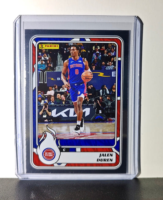 Jalen Duren 2024-25 Panini NBA #50 Foil Sticker Card Detroit Pistons