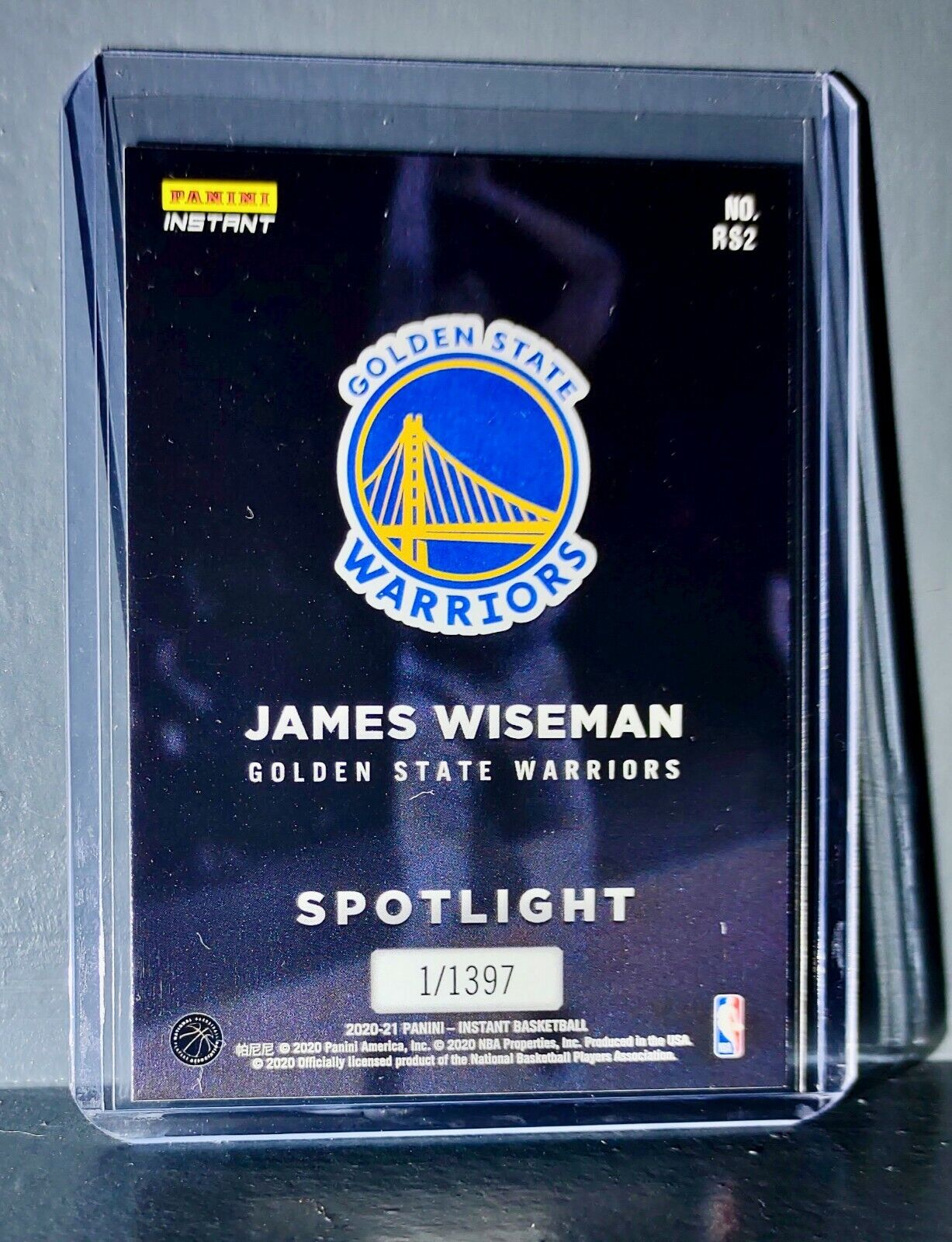 James Wiseman Rookie Spotlight 2020-21 Panini NBA #2 Basketball Card 1 of 1397