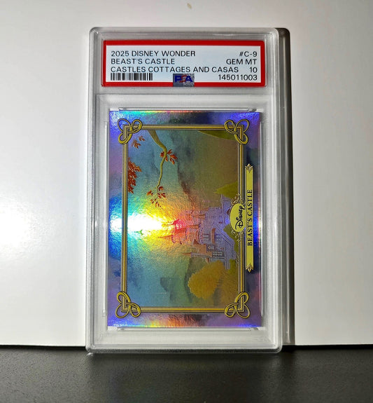 Beast's Castle 2025 Topps Disney #C-9 Card Beauty and the Beast PSA 10 GM
