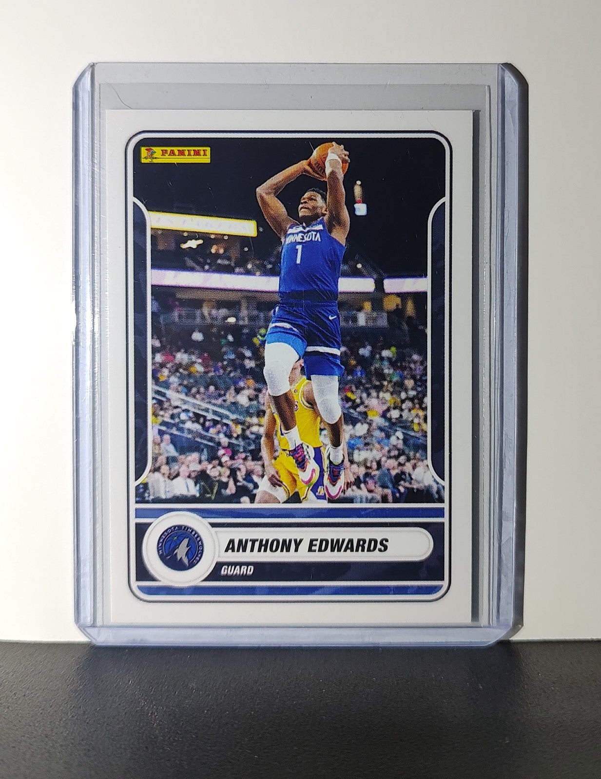 Anthony Edwards 2023-24 Panini NBA Sticker Card #39 Minnesota Timberwolves
