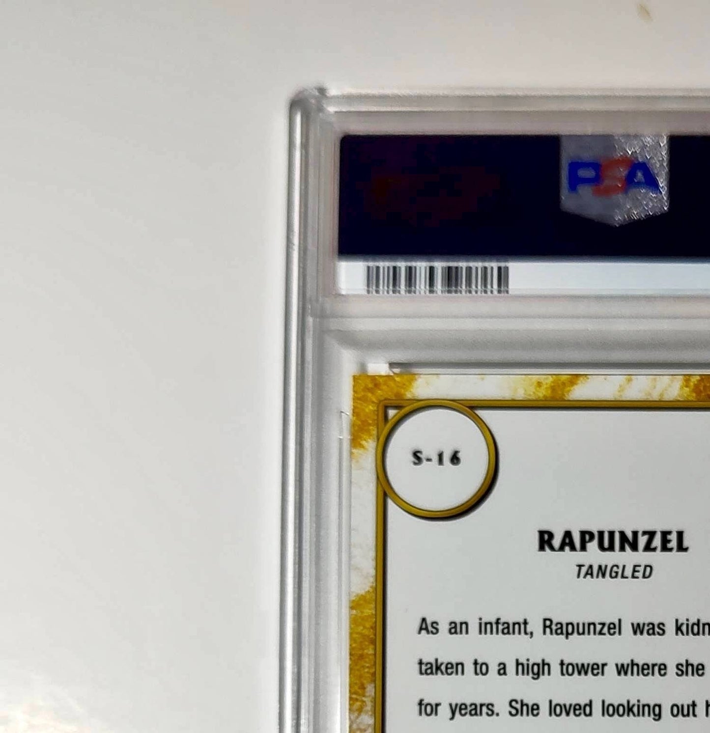 Rapunzel 2025 Topps Shiny Disney Wonder #S-16 Card Tangled PSA 9