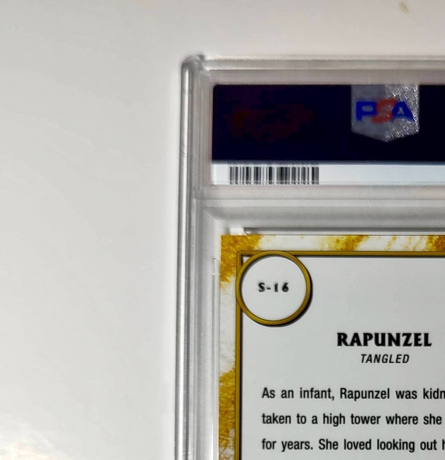 Rapunzel 2025 Topps Shiny Disney Wonder #S-16 Card Tangled PSA 9