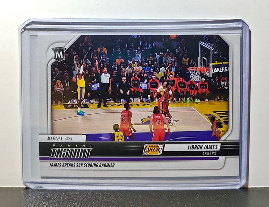 LeBron James 50k Points Record Panini NBA #404 Card Los Angeles Lakers 1 of 1355