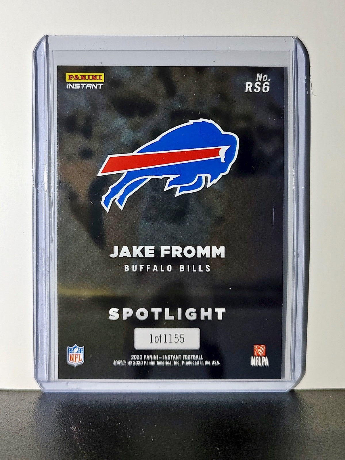Jake Fromm Rookie 2020 Panini NFL #6 Rookie Spotlight Card Buffalo Bills