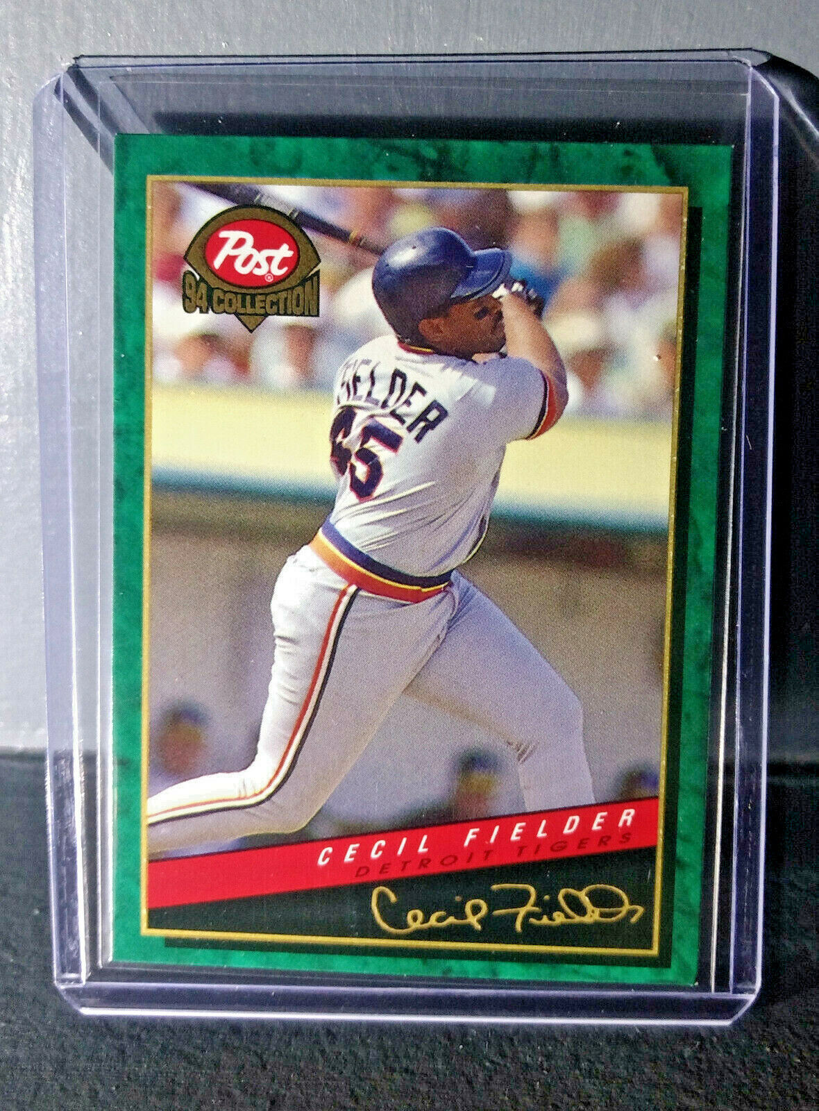 1994 Cecil Fielder Post Collection #17 Baseball Card Detroit Tigers