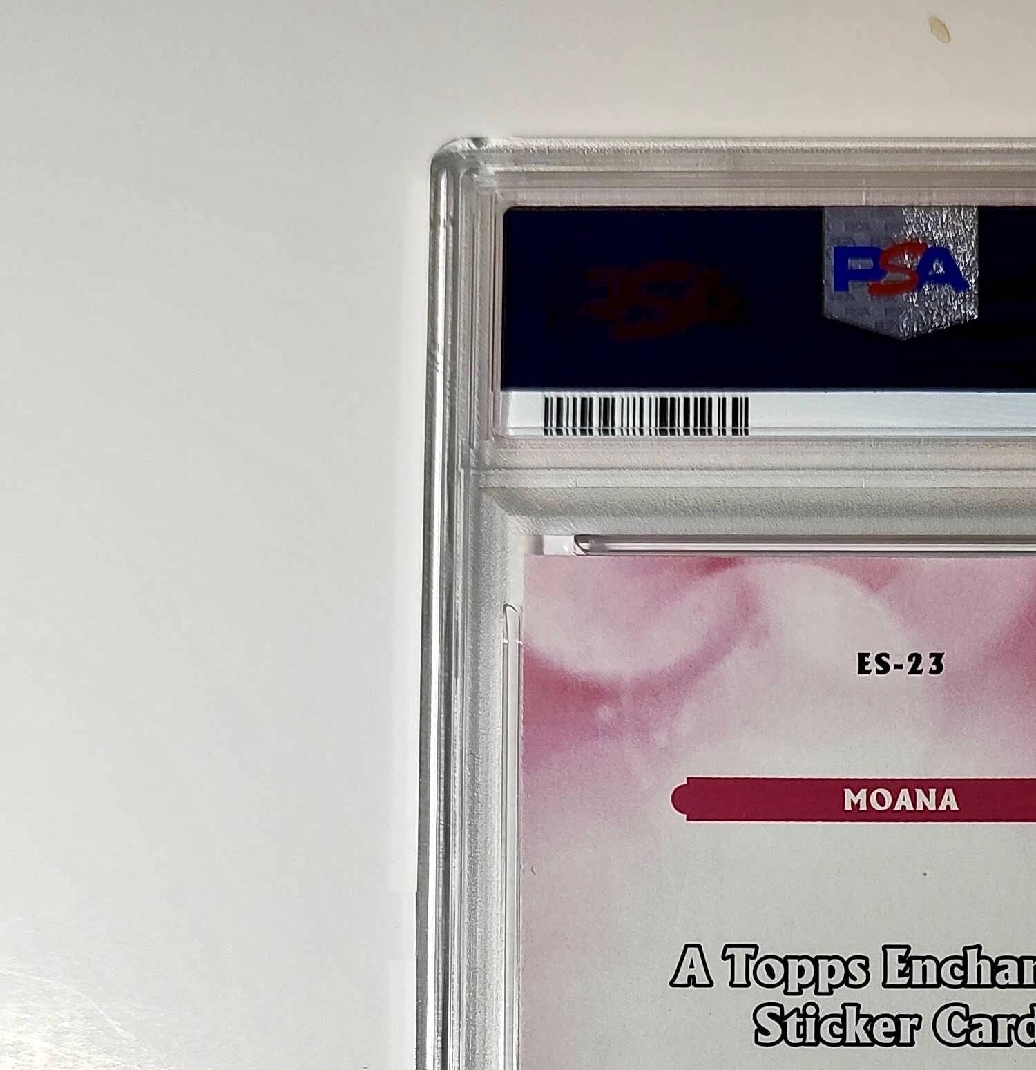 Moana 2025 Topps Disney #ES-23 Enchanted Sticker Card Moana PSA 9