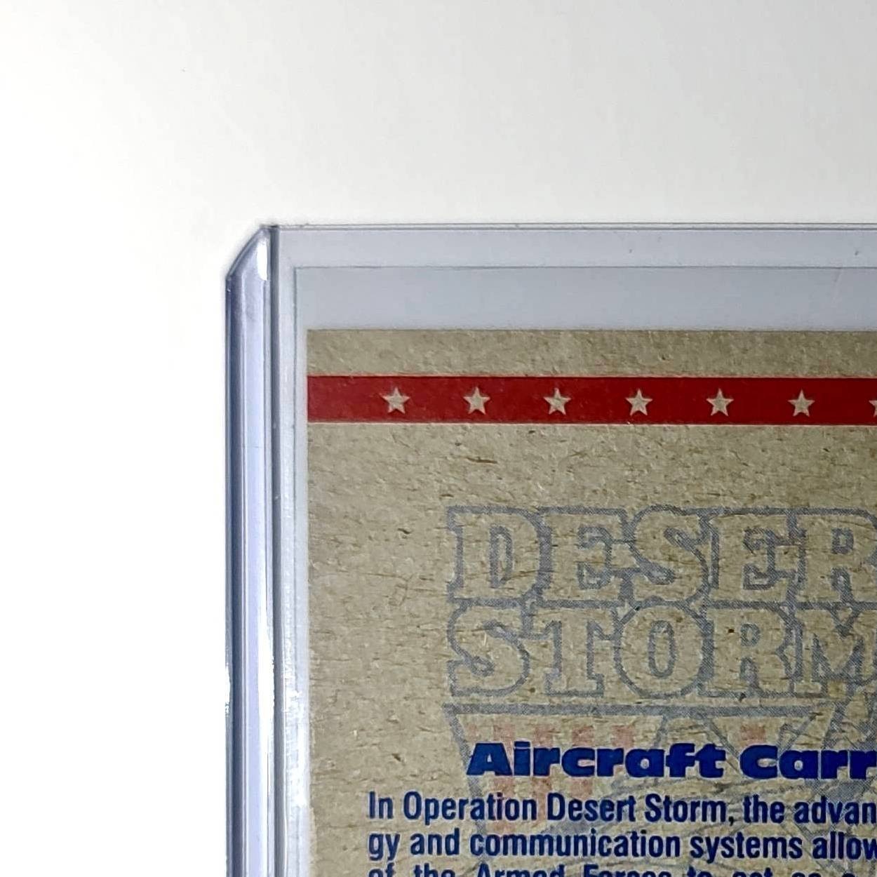 Carrier Plane at Night 1991 Topps Desert Storm #55 Card