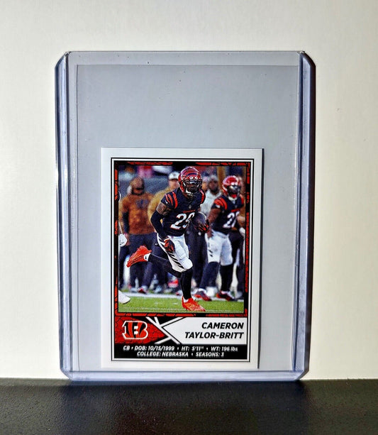 Cameron Taylor-Britt 2024 Panini NFL Sticker #133 Cincinnati Bengals