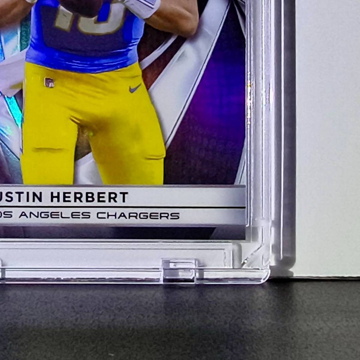 Justin Herbert 2025 NFL Topps Chrome Black #56 Silver Refractor Card 12/299