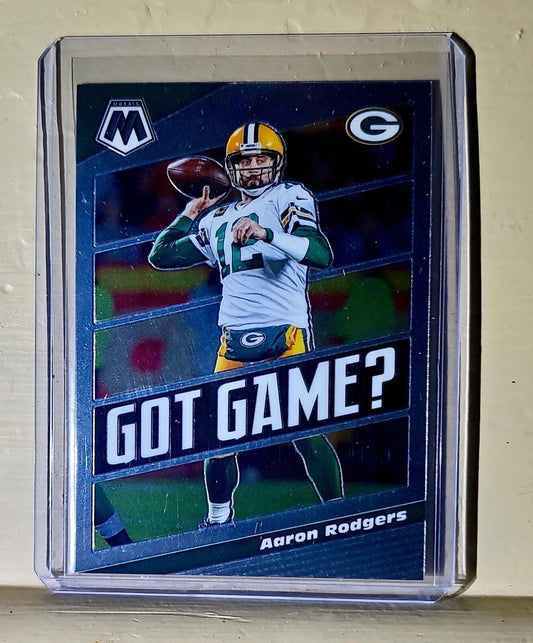 Aaron Rodgers 2020 Panini Mosaic NFL Got Game? #GG19 Football Card Packers