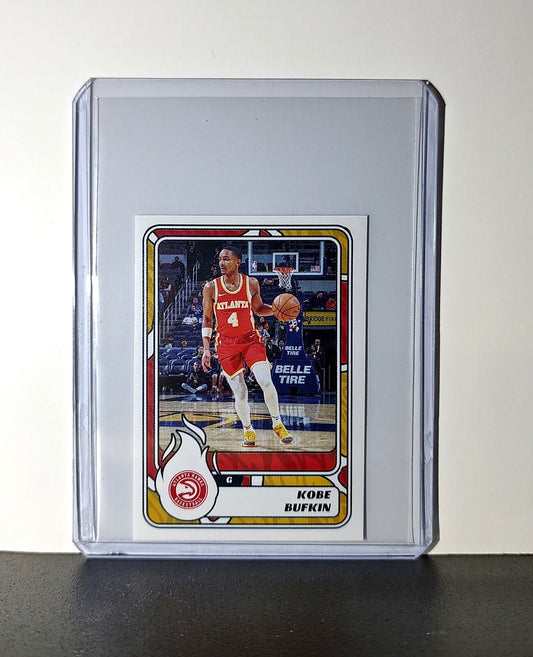 Kobe Bufkin 2024-25 Panini NBA #105 Sticker Card Atlanta Hawks