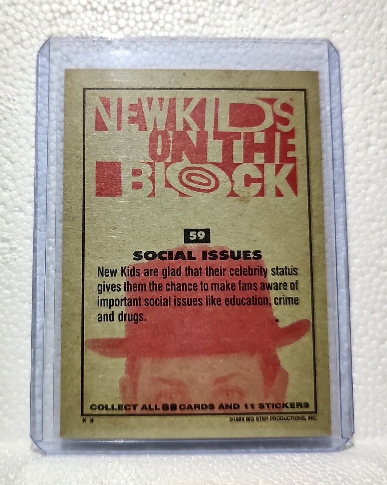 Social Issues 1989 New Kids on the Block #59 Trading Card