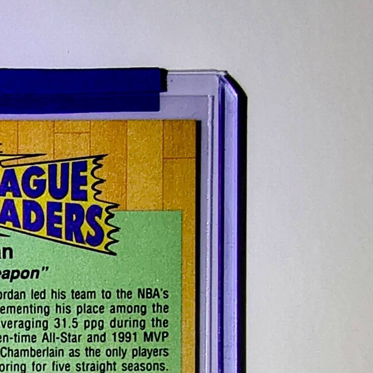 Michael Jordan 1991-92 Fleer League Leaders #220 Basketball Card Chicago Bulls