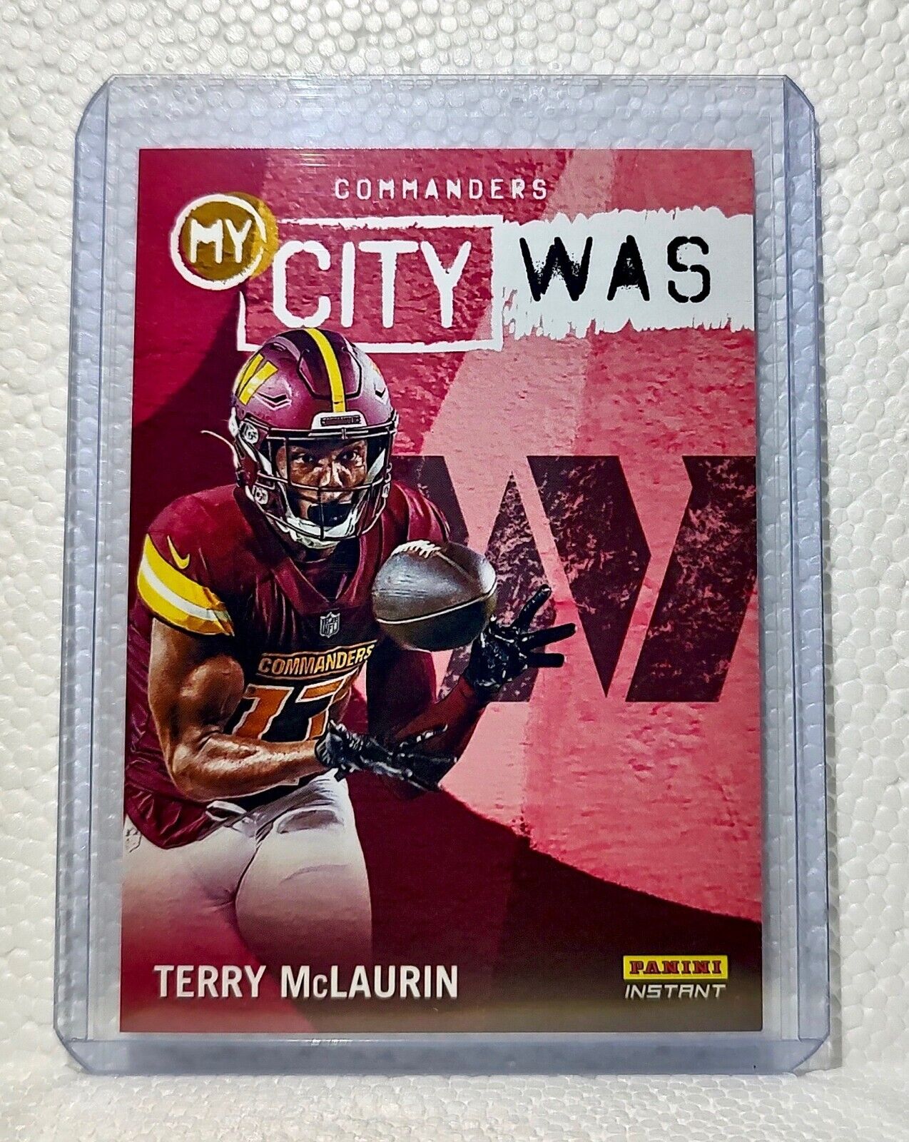 Terry McLaurin 2023 Panini NFL #20 My City Football Card Commanders 1/344