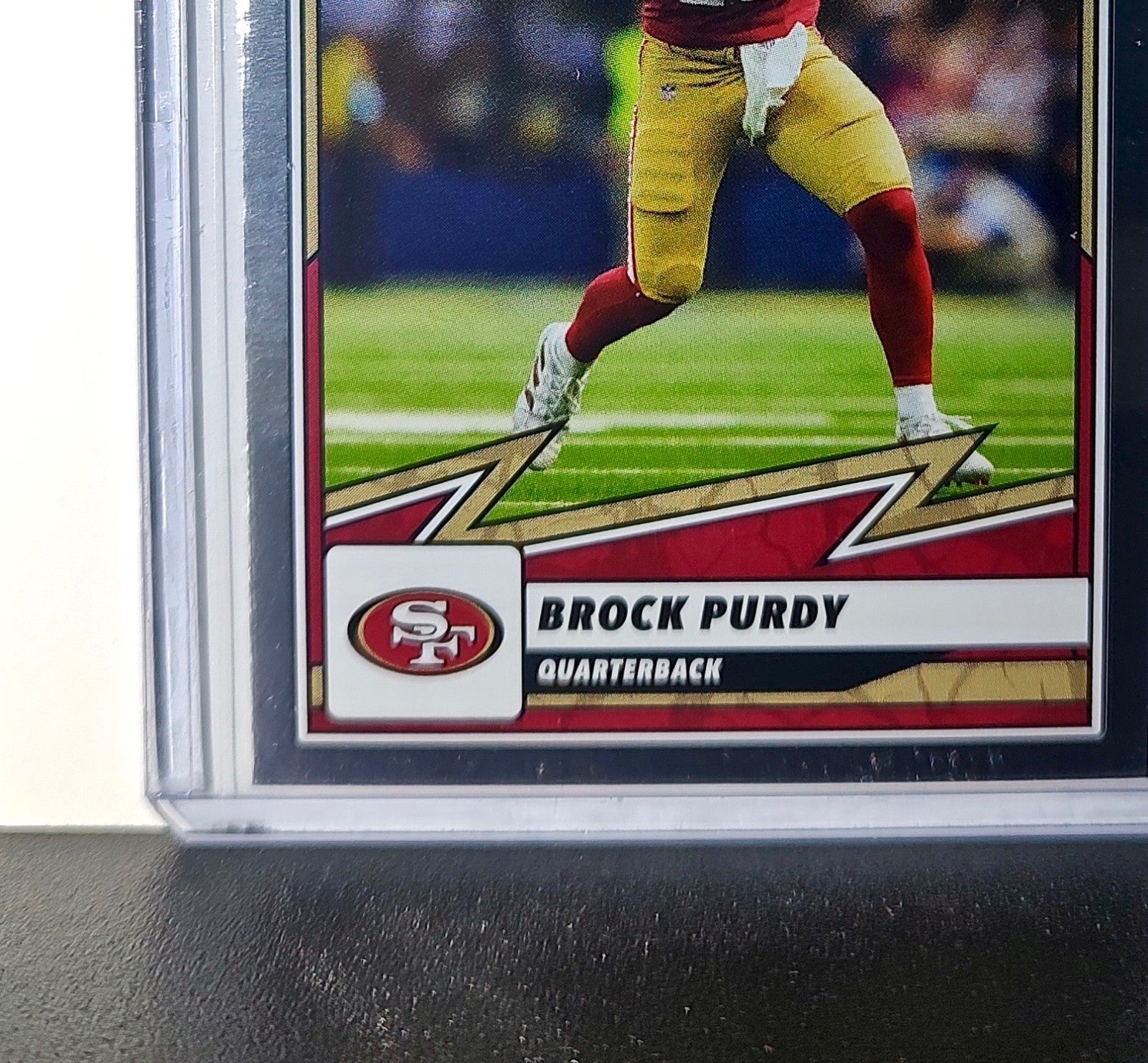 Brock Purdy 2025 Panini NFL #17 Foil Sticker Card San Francisco 49ers