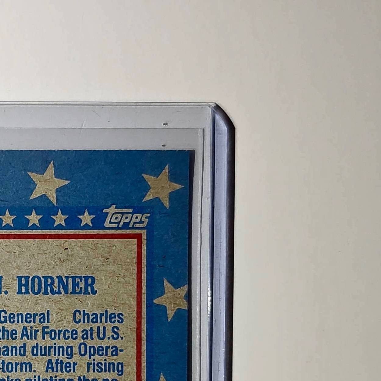 Lt. Gen. Charles A. Horner 1991 Topps Desert Storm #159 Card