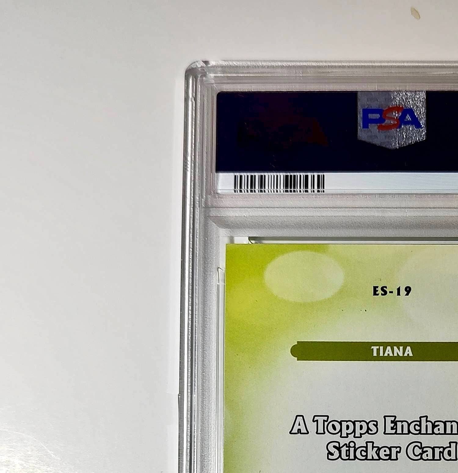 Tiana 2025 Topps Disney #ES-19 Enchanted Sticker Card PSA 9