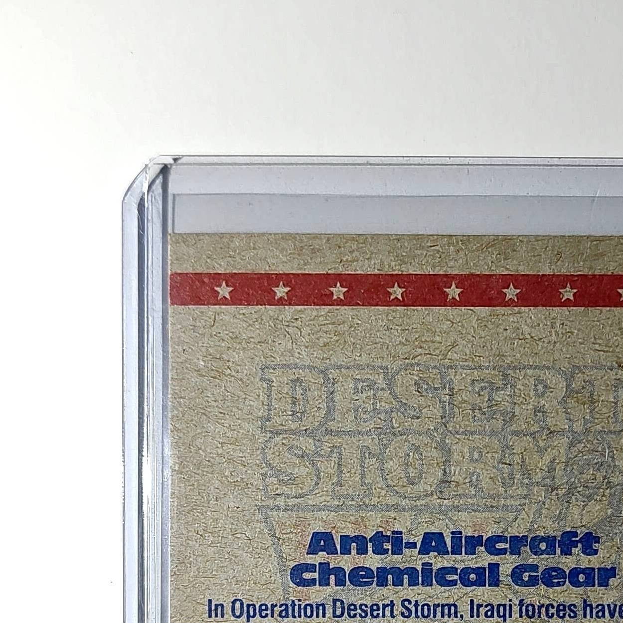 Anti-Aircraft Chemical Defense 1991 Topps Desert Storm #71 Card
