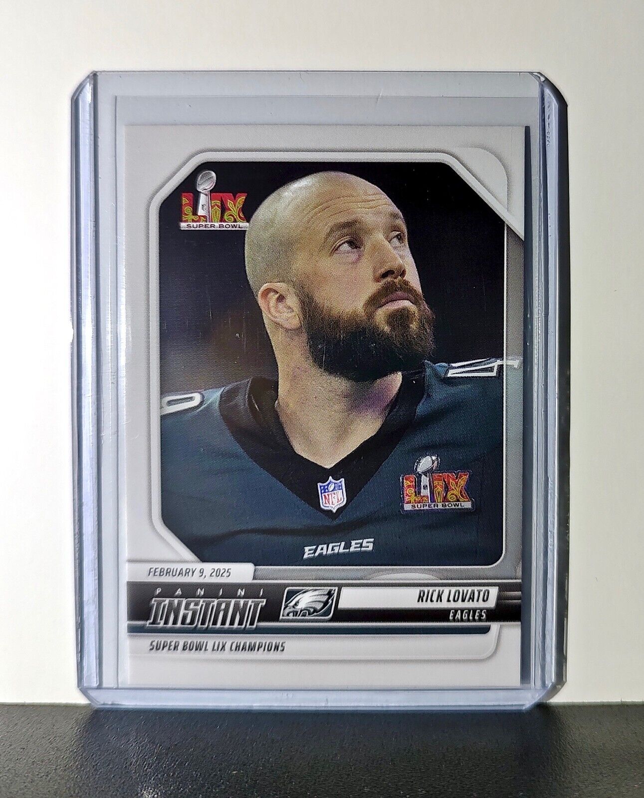 Rick Lovato 2024 Panini Super Bowl LIX Champions NFL #29 Football Card Eagles