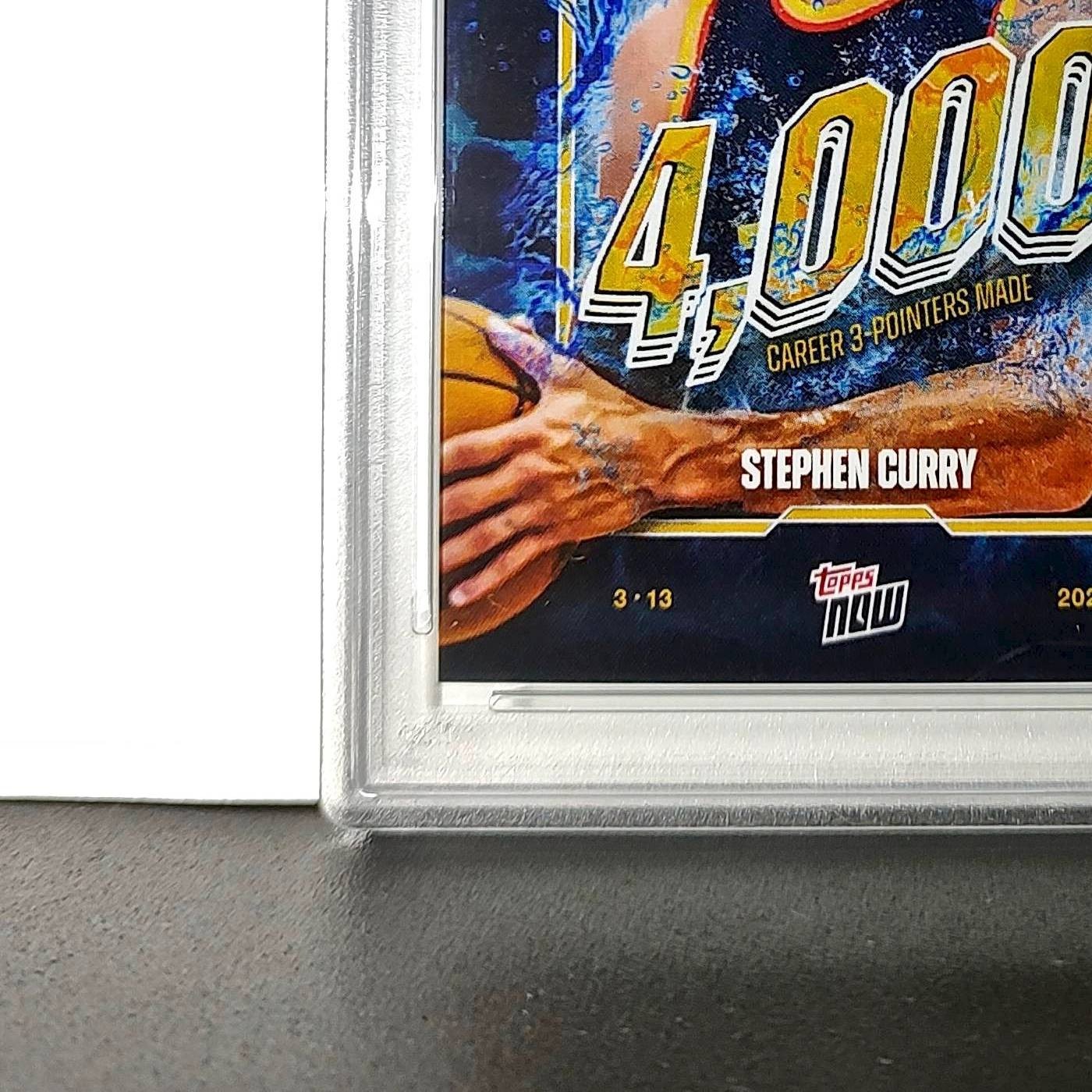 Stephen Curry 2024 Topps Now 4000 Career 3 Pointers #13 PSA 10 Gem Mint