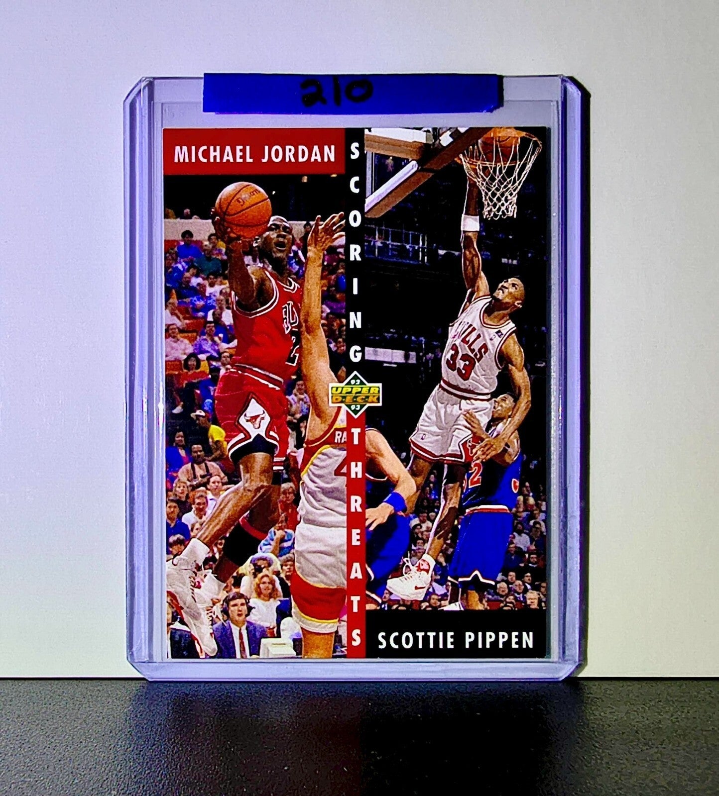 Michael Jordan Scottie Pippen 1992-93 Upper Deck #62 Basketball Card Bulls