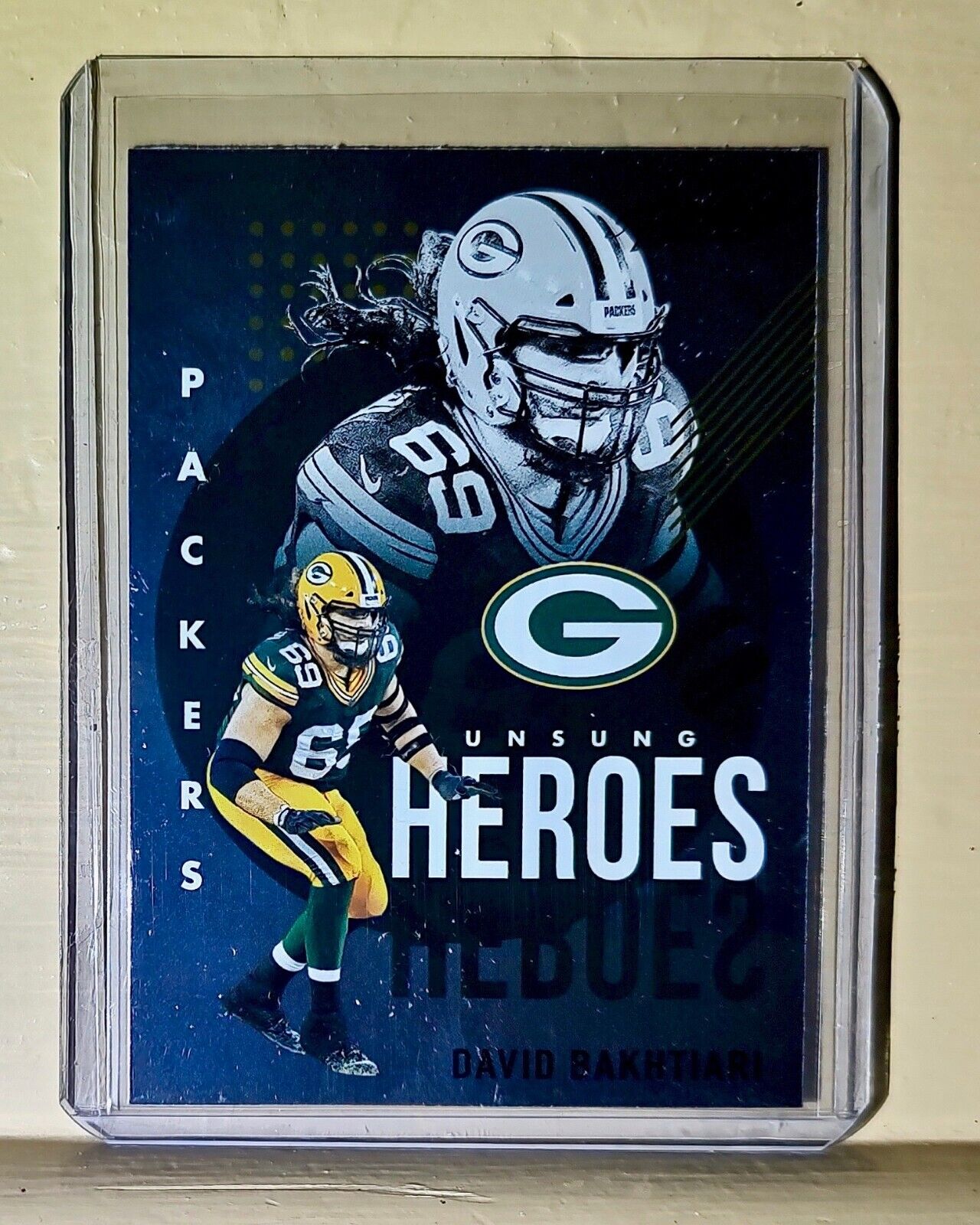 David Bakhtiari 2021 Panini NFL Absolute Unsung Heroes #UH1 Card Packers