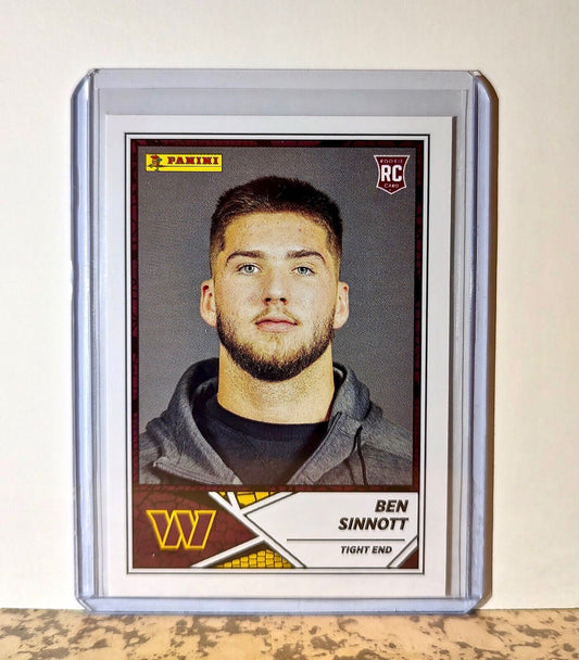 Ben Sinnott 2024 Panini NFL #90 Rookie Sticker Card Washington Commanders