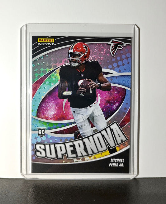 Michael Penix Jr. Rookie 2024 Panini Supernova NFL #19 Football Falcons 1/451