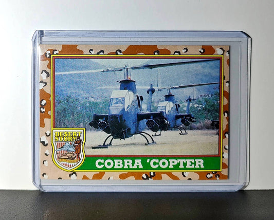 Cobra Helicopter 1991 Topps Desert Storm #16 Card