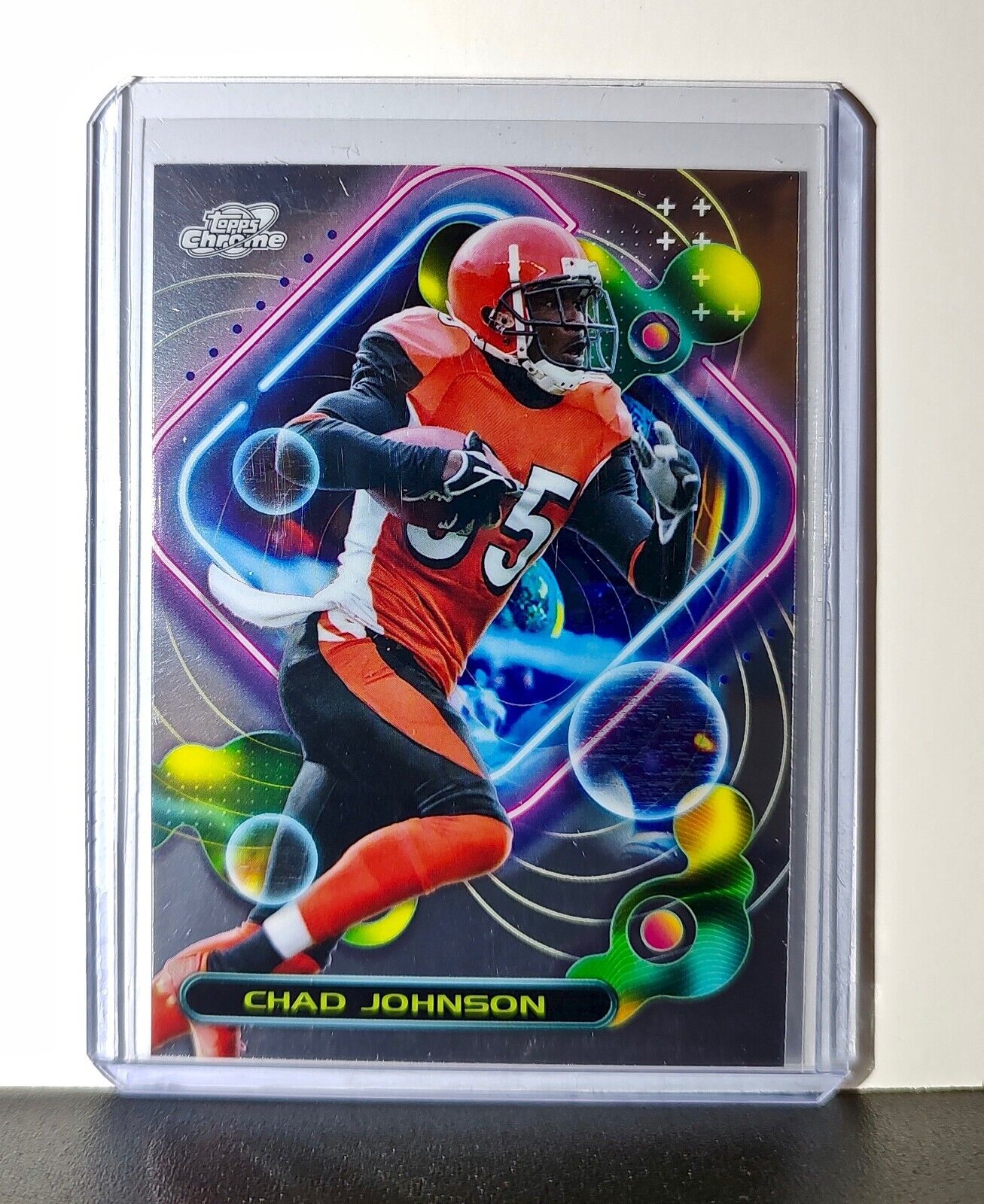Chad Johnson 2023 Topps Chrome Cosmic NFL #263 Card Cincinnati Bengals