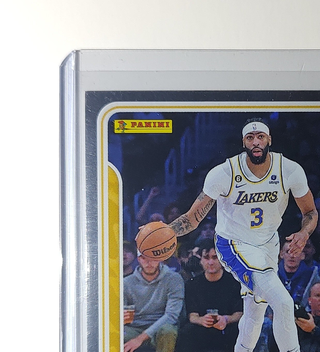 Anthony Davis 2023-24 Panini NBA Sticker Foil Card #46 Los Angeles Lakers