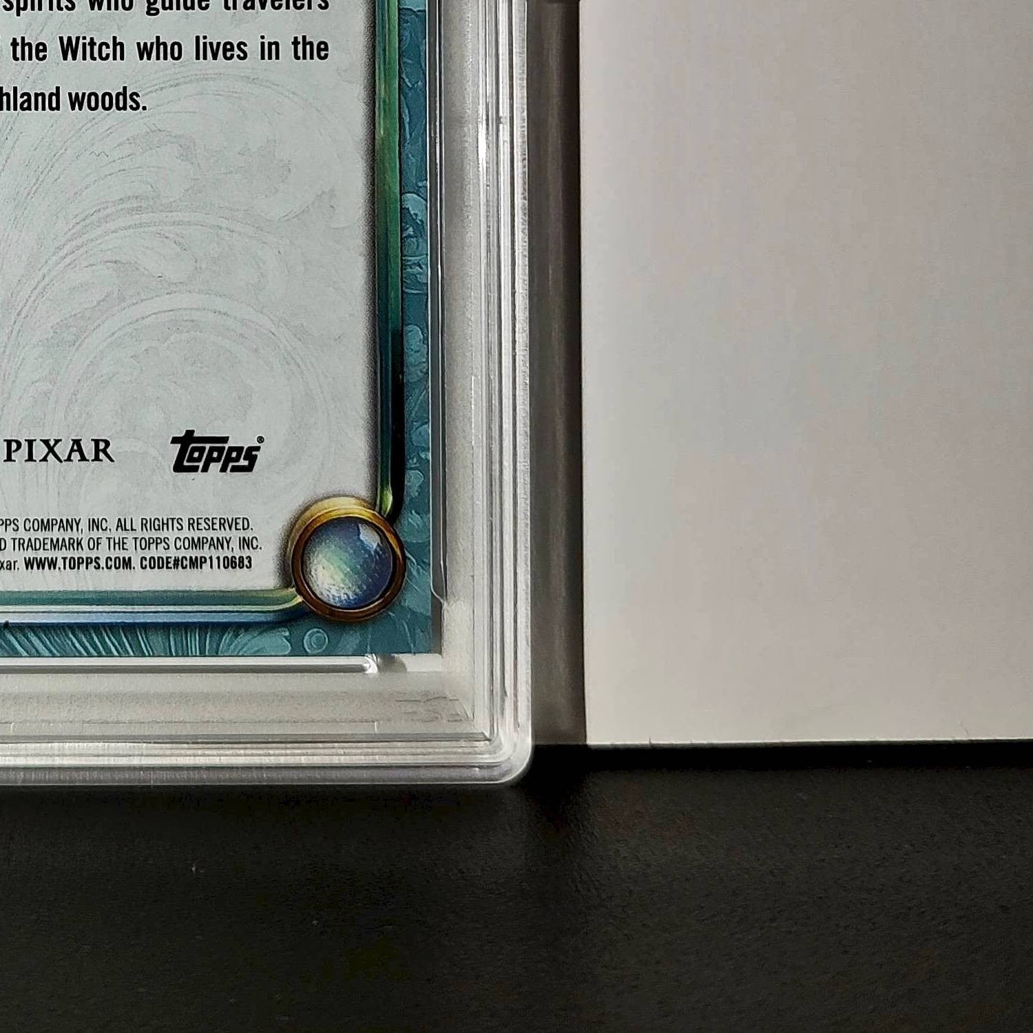 Will O' The Wisps 2025 Topps Disney Wonder #146 Diamond Card Brave PSA 9